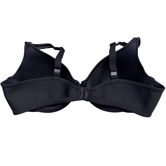 Vanity Fair Beauty Back Full Coverage Bras Size 38C Black Lace - Picture 6 of 8